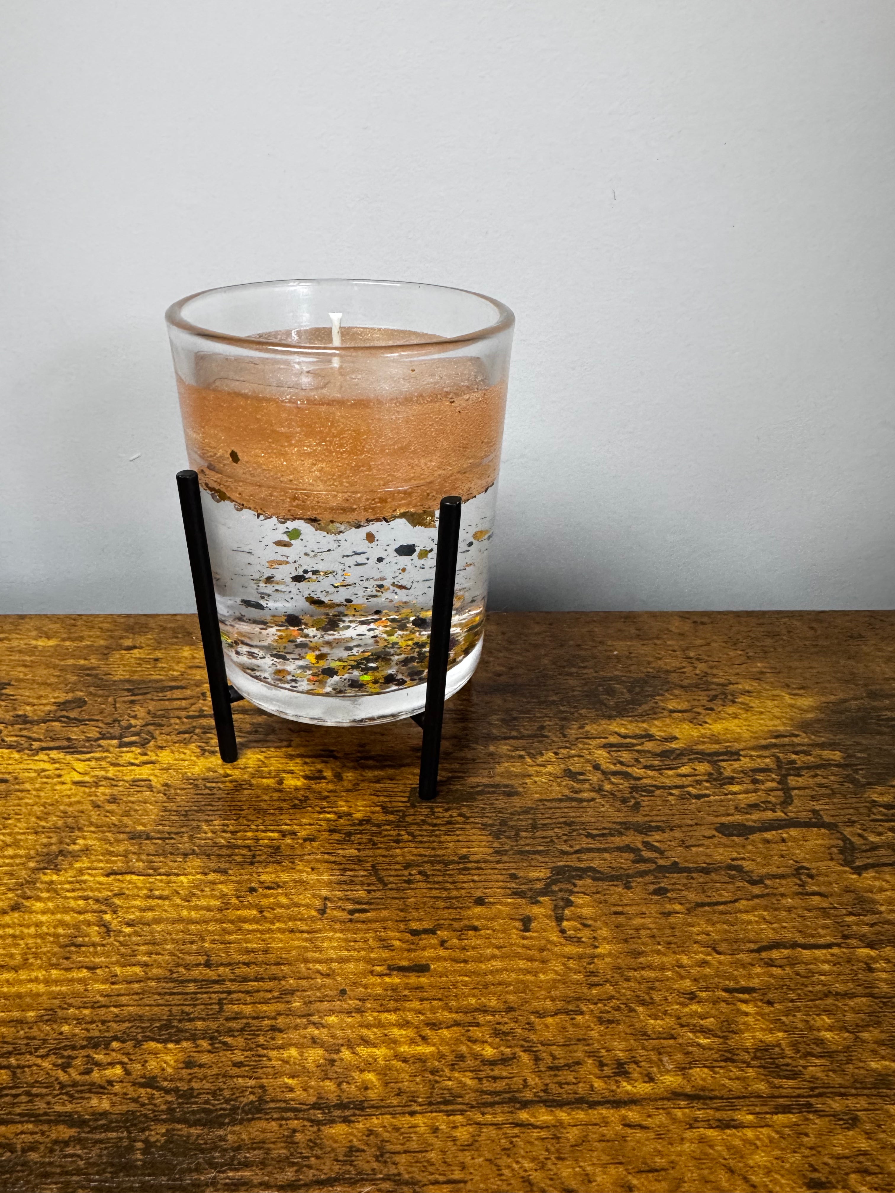 Snowglobe candle