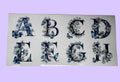 Blue Flower initial 1