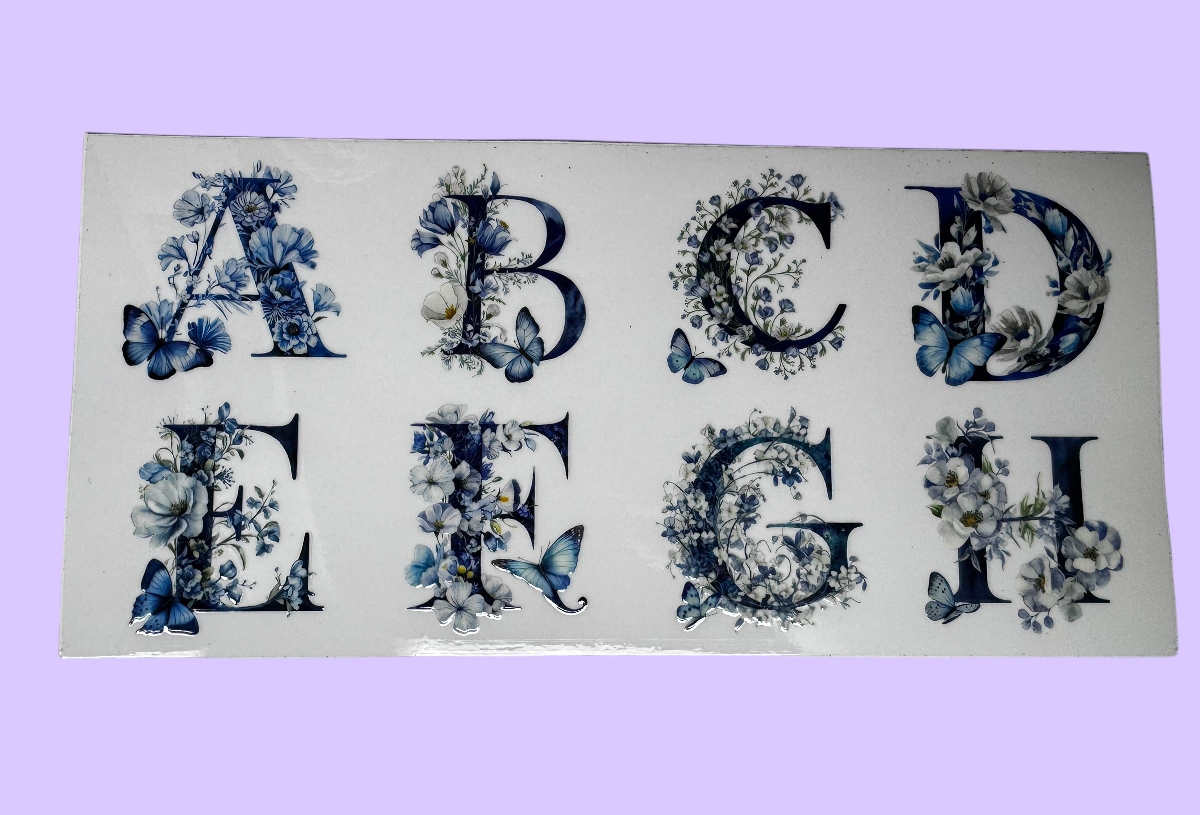 Blue Flower initial 1