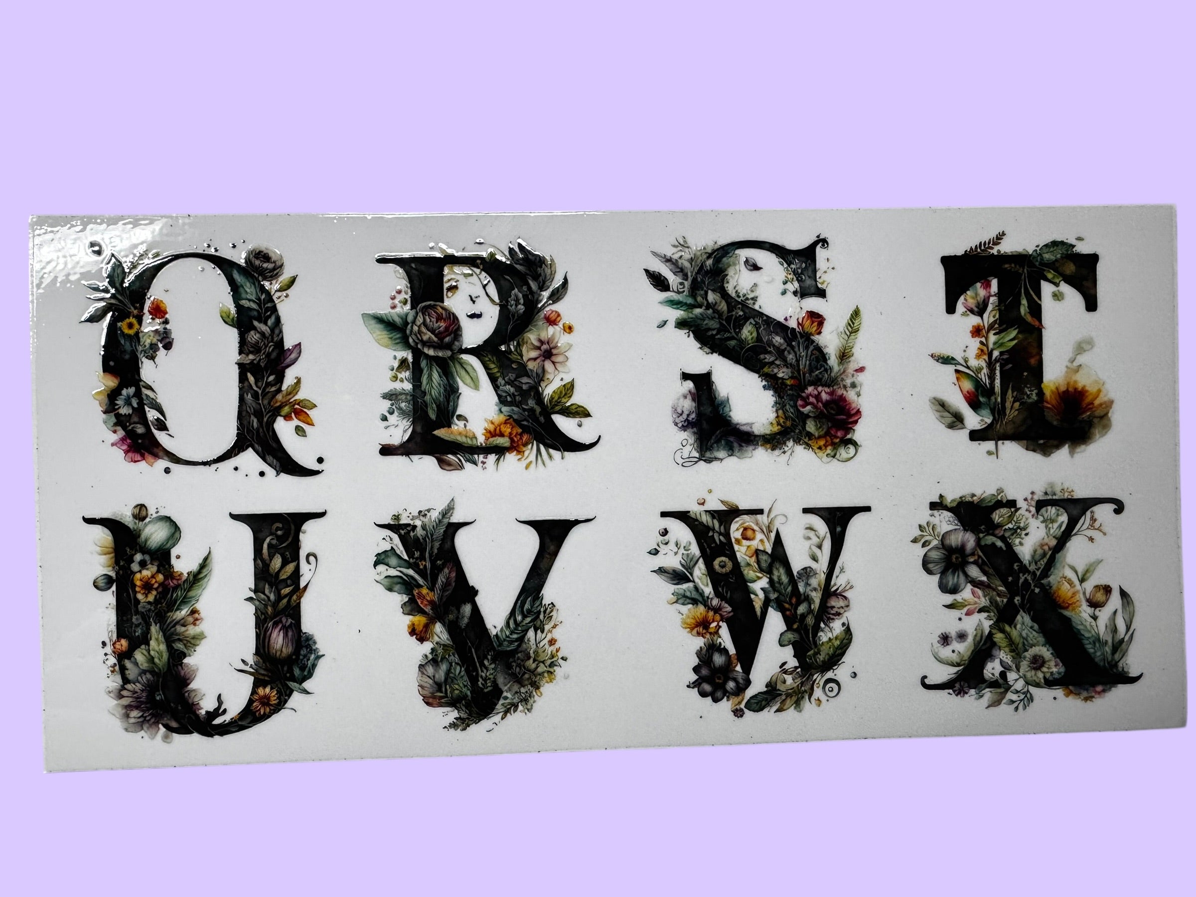 Black Flower initial 3