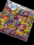 Multi color hollo stars