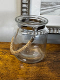 Glass with rope