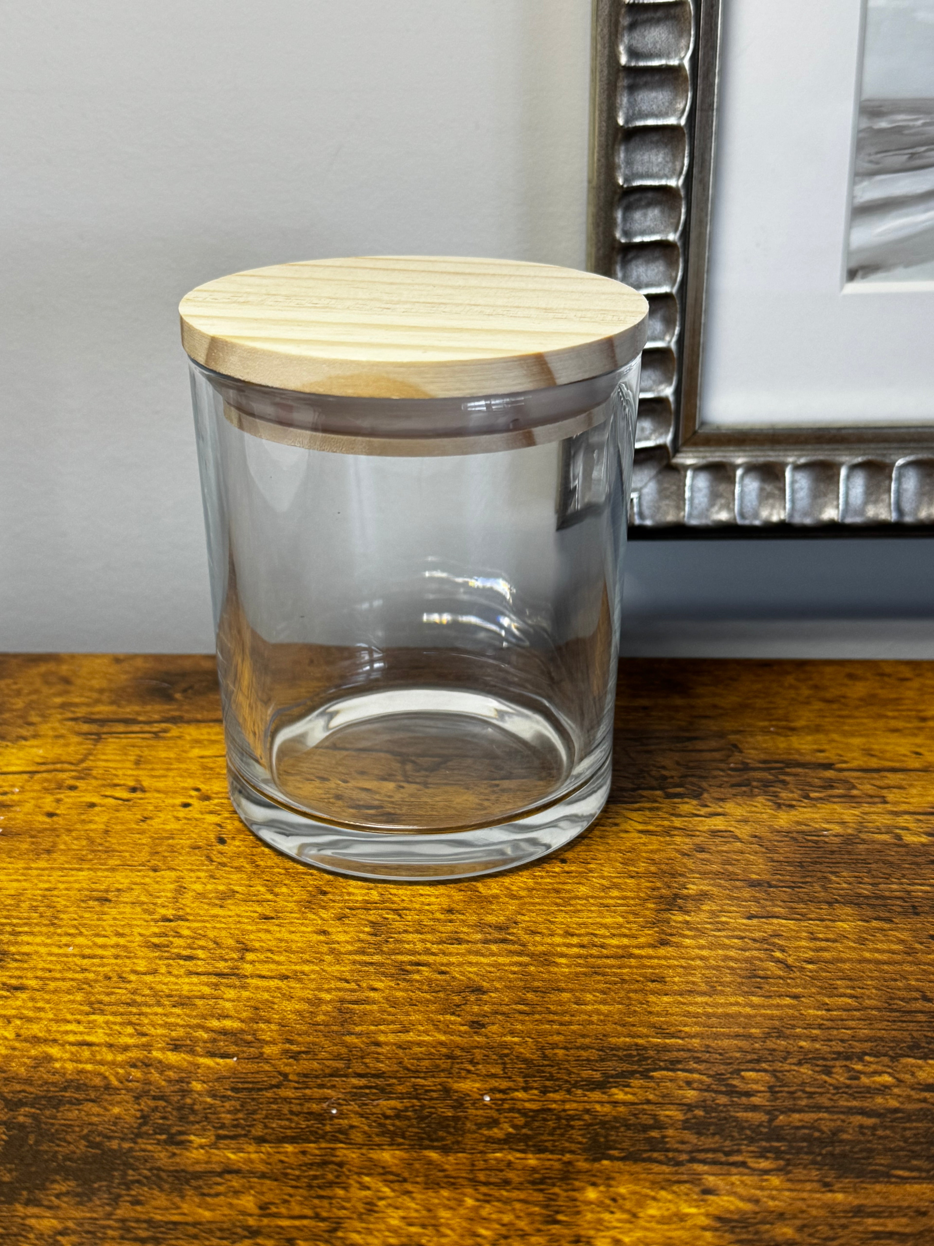 8oz wooden lid