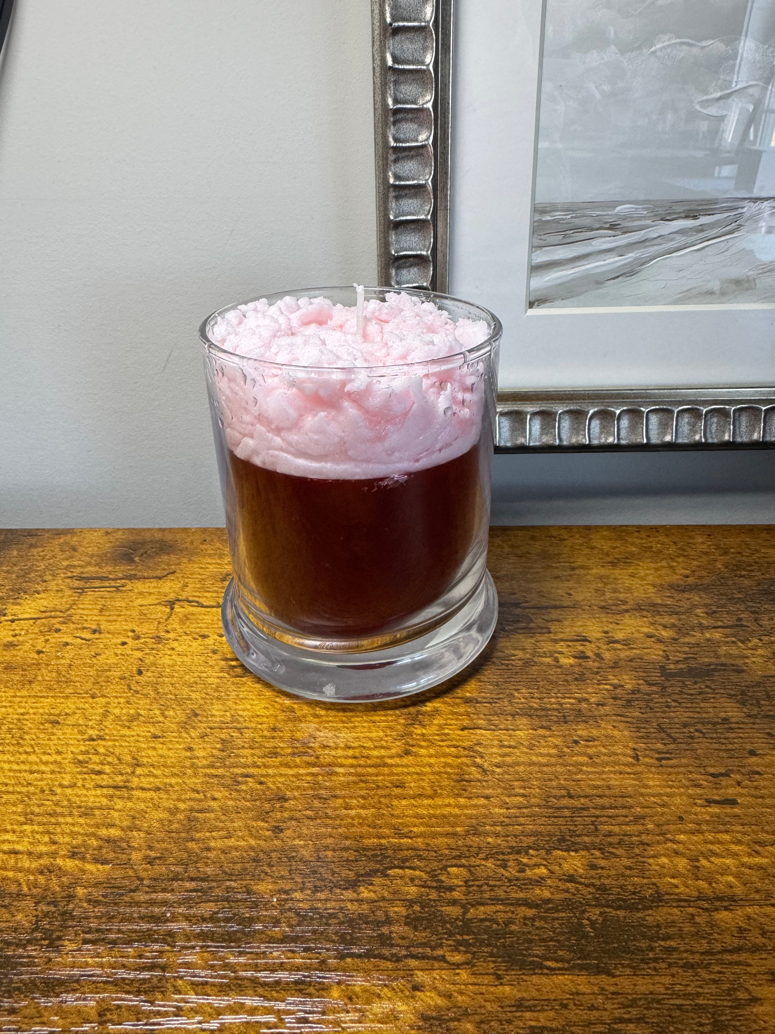 Strawberries & Cream whipped candle