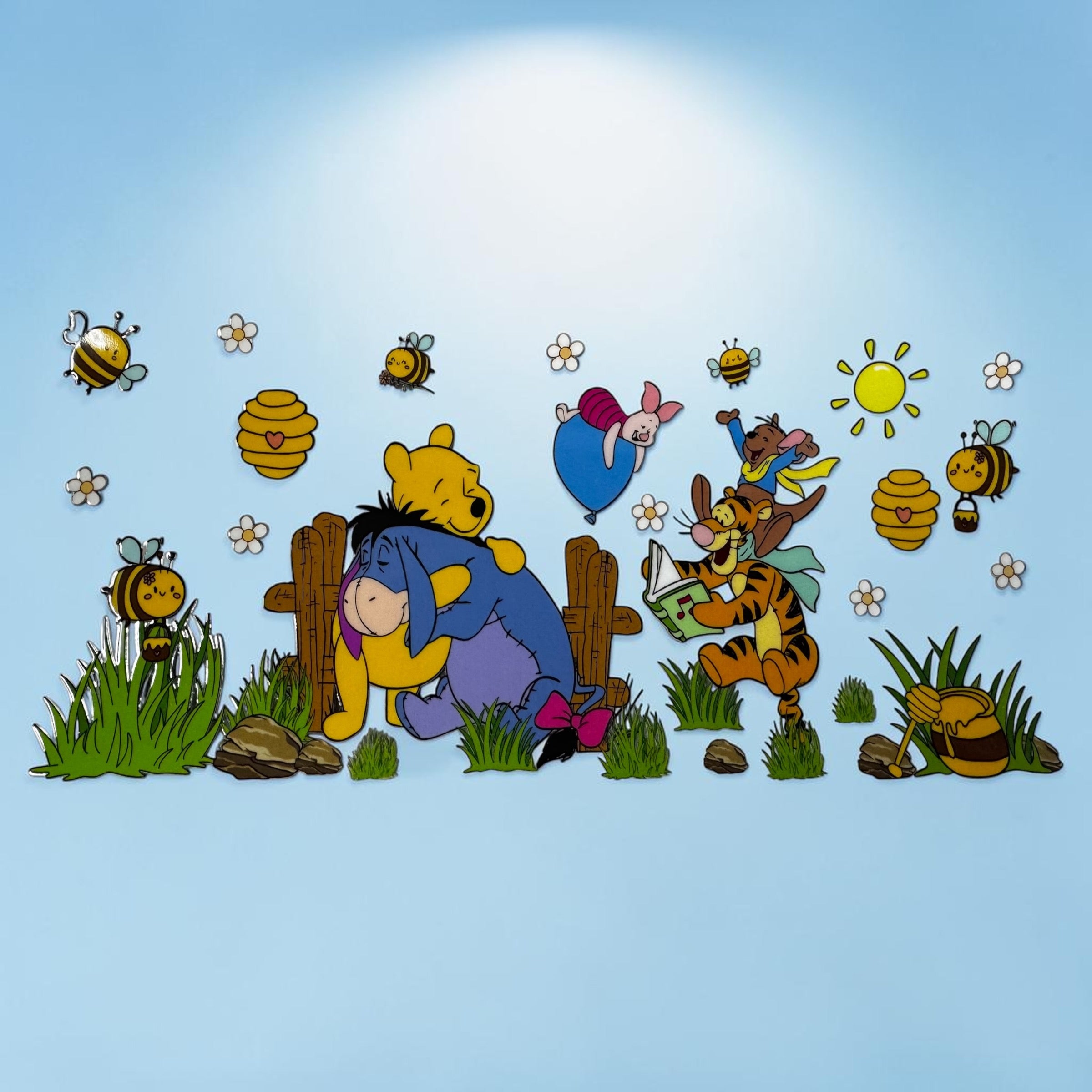 Pooh and friends