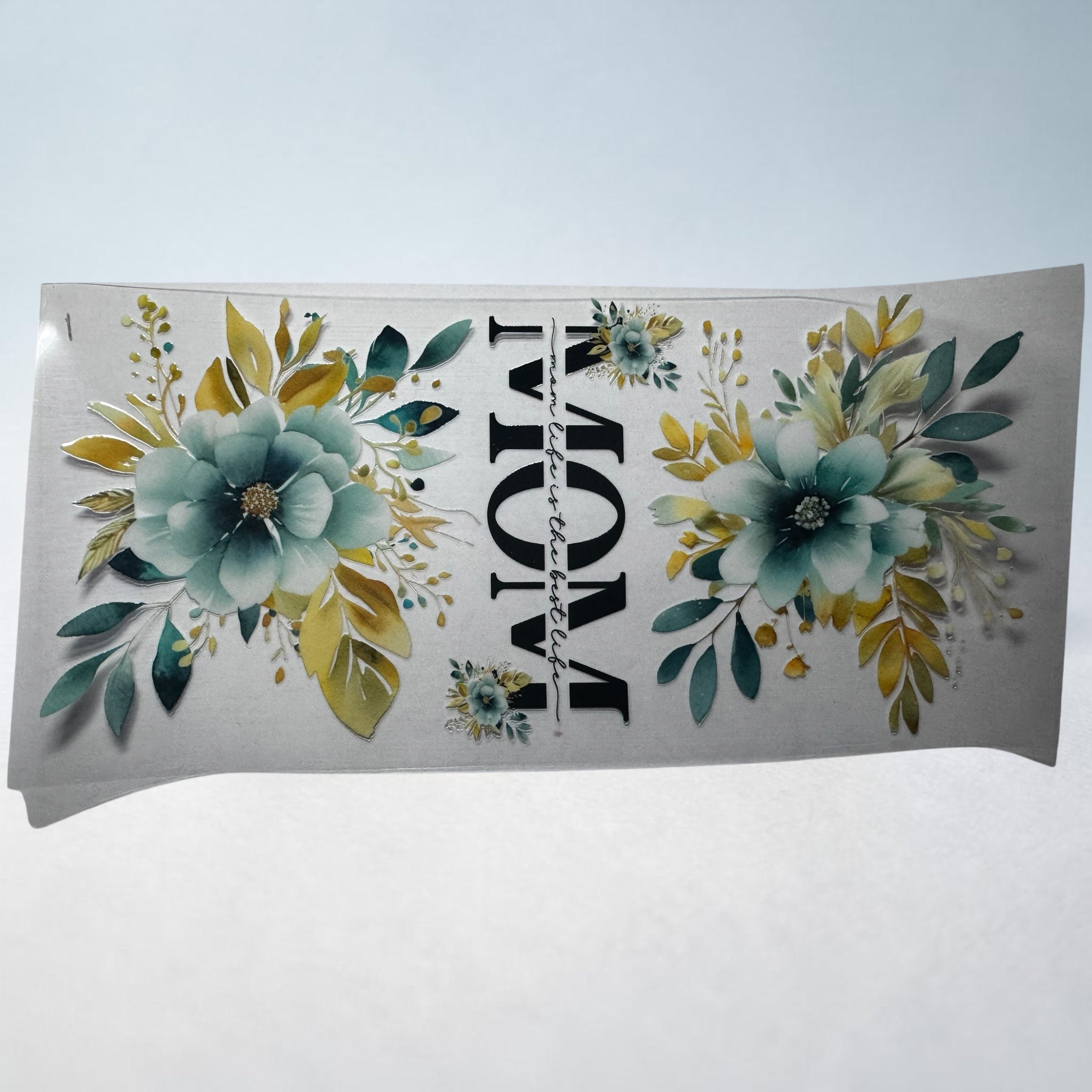 Teal flowers
