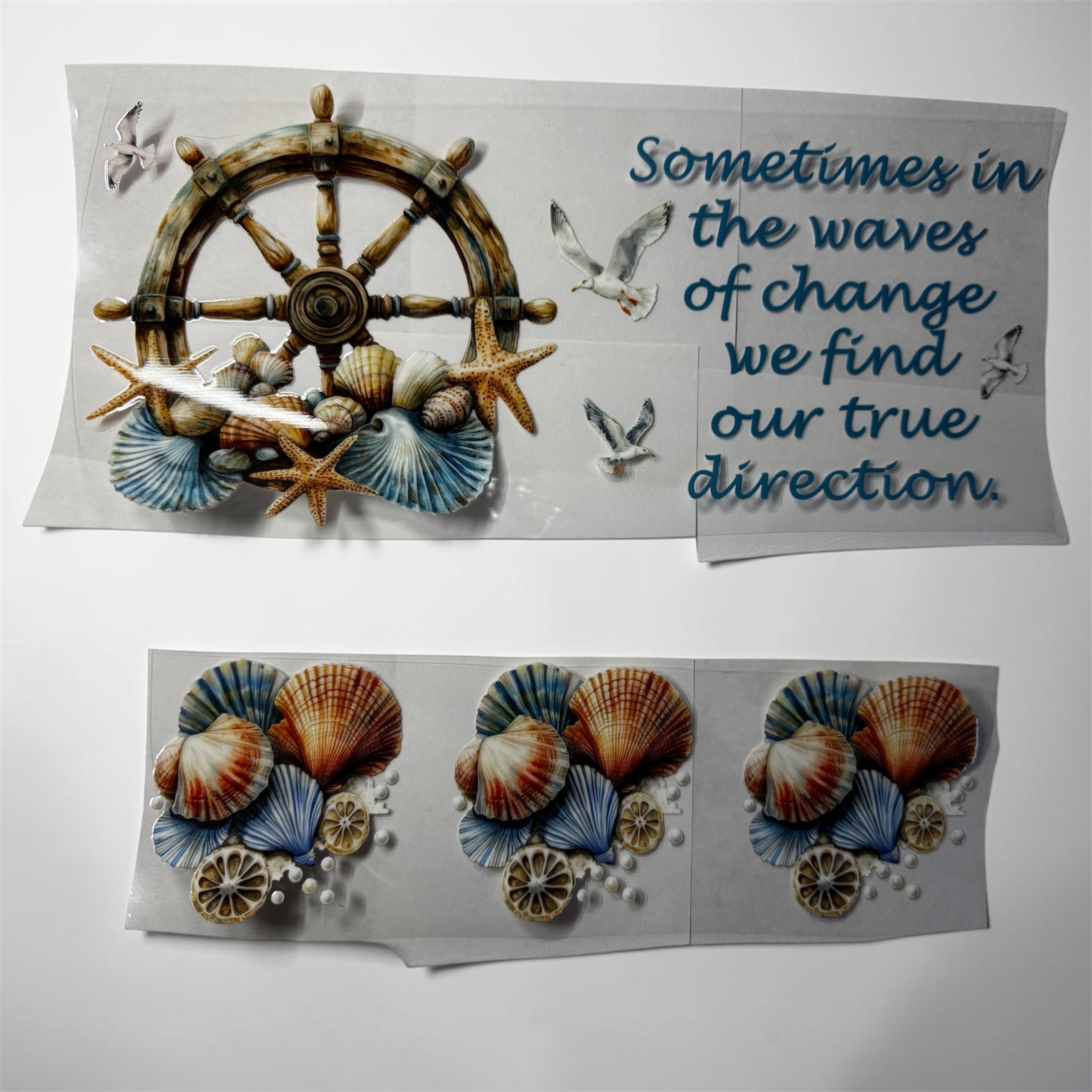 In the waves