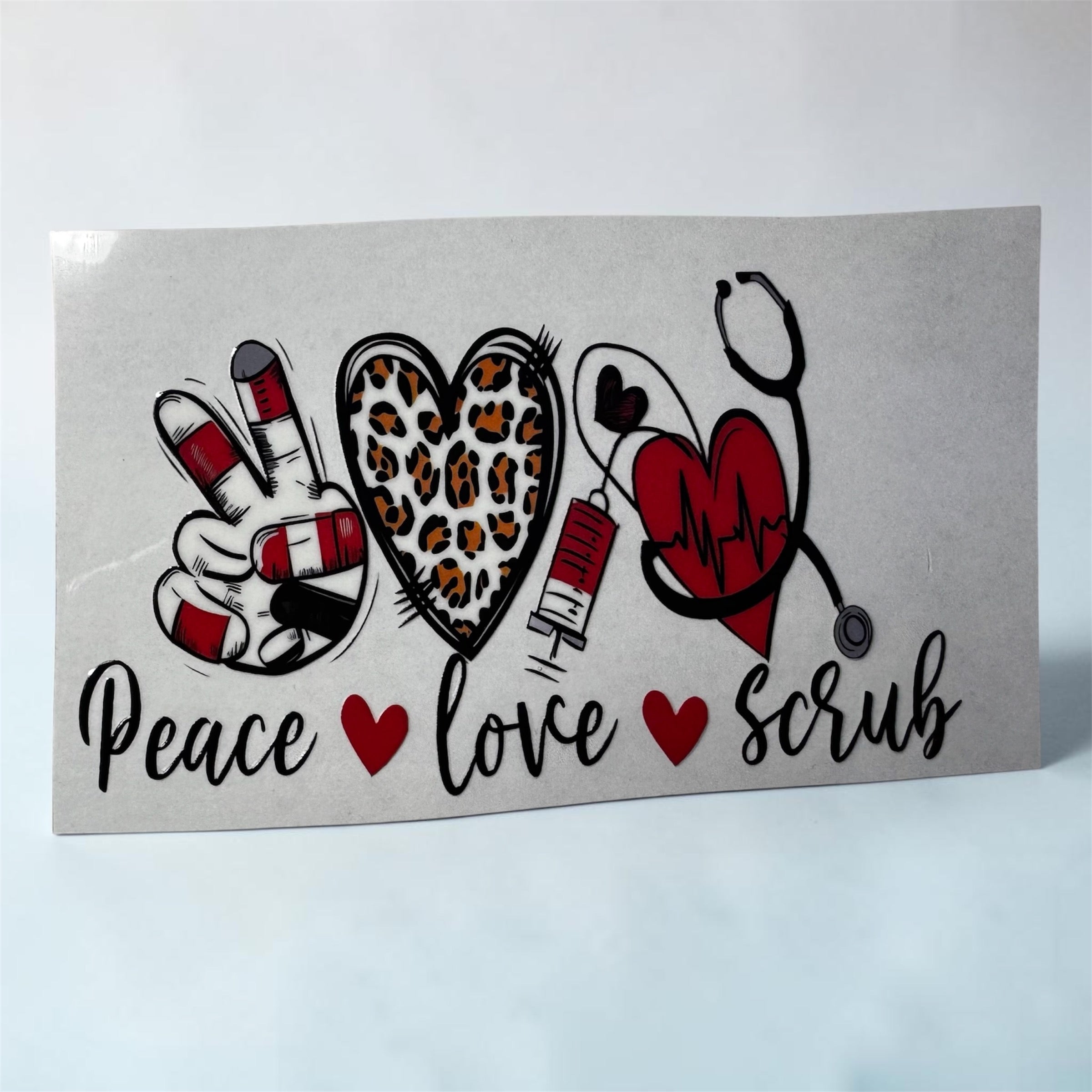 Peace, love, scrub