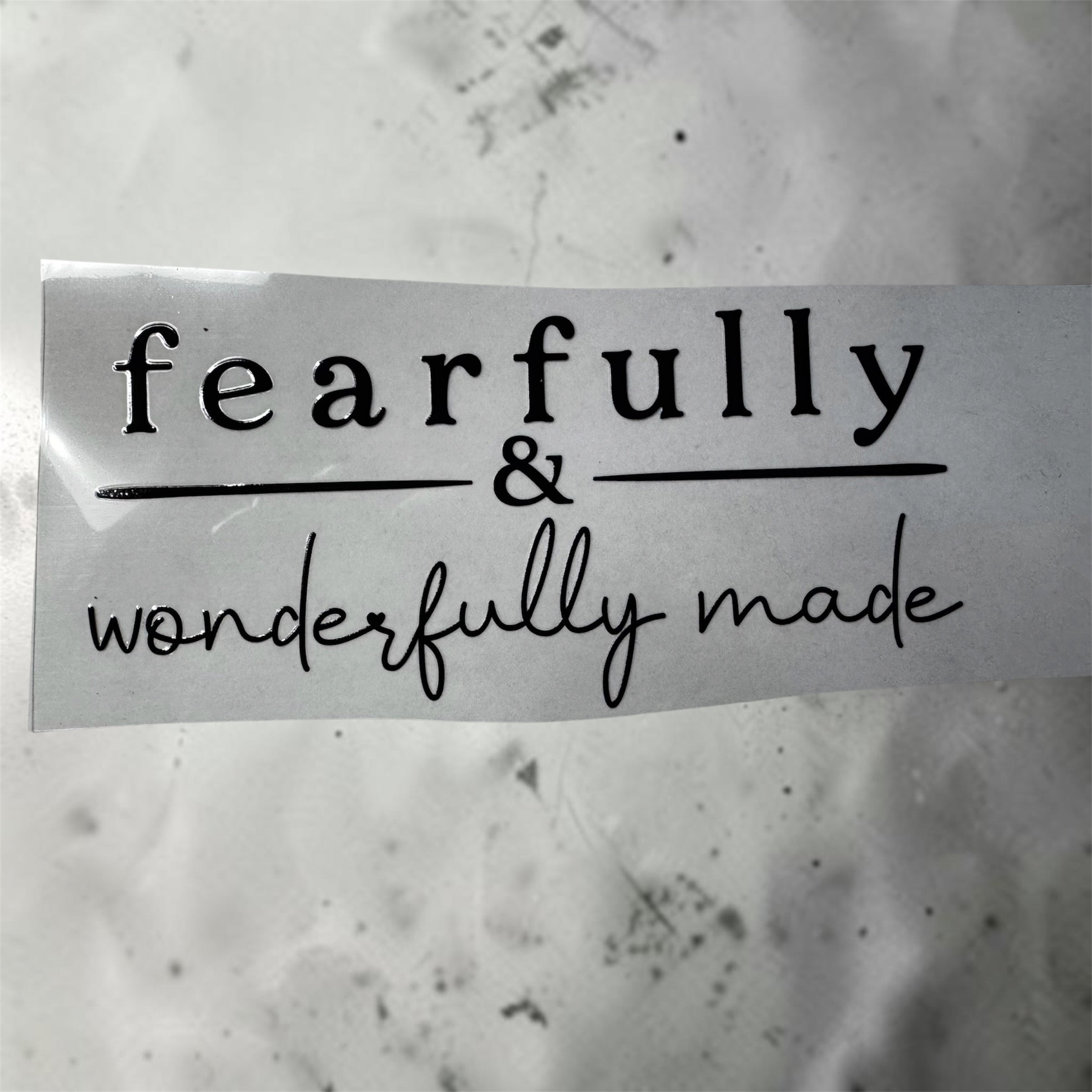 Fearfully