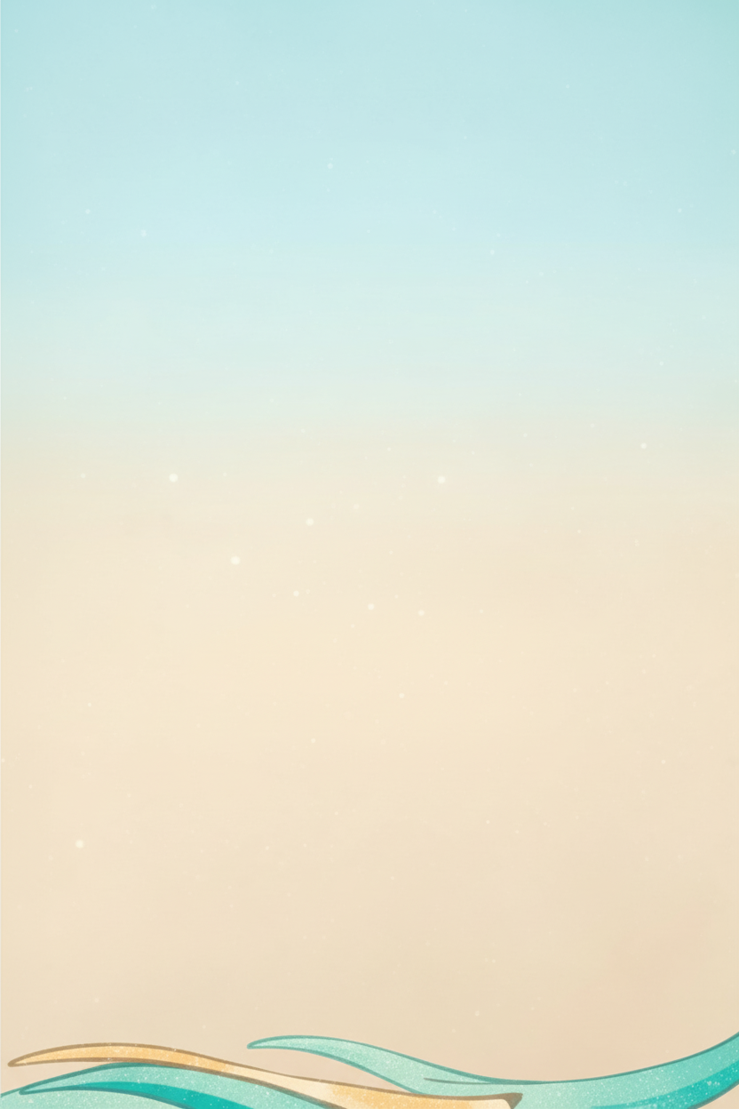 Waves & Sparkles Background